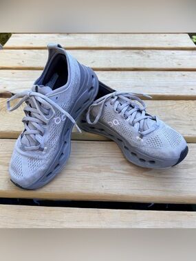 On Cloudsurfer Max Women’s 8 Alloy Asphalt CloudTec Phase Running Shoes